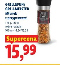 Grill&Fun/Grillmeister Młynek z przyprawami różne rodzaje