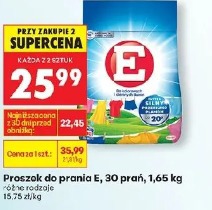 Proszek do prania E, 30 prań, 1,65 kg