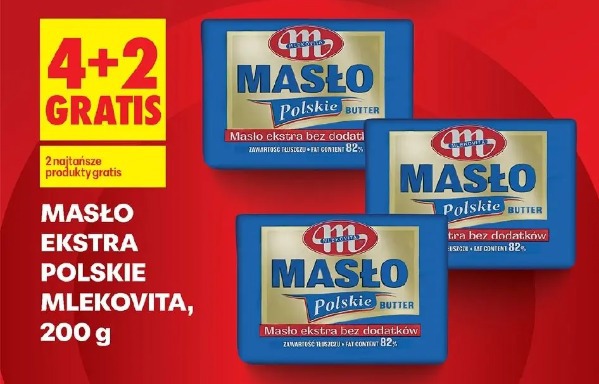 Masło ekstra polskie Mlekovita