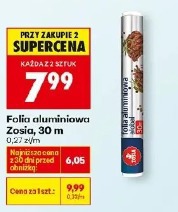 Folia aluminiowa Zosia