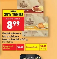 Kotlety mielony lub drobiowy Nasze Smaki