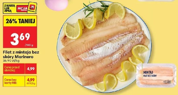 Filet z mintaja bez skóry Marinero