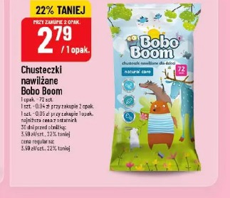 Chusteczki nawilżane Bobo Boom