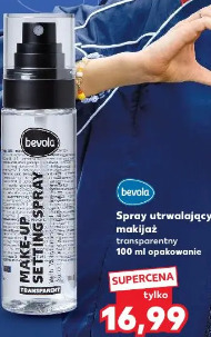Bevola spray utrwalający makijaż transparentny