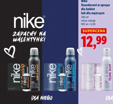 Nike Dezodorant w sprayu dla kobiet lub dla mężczyzn