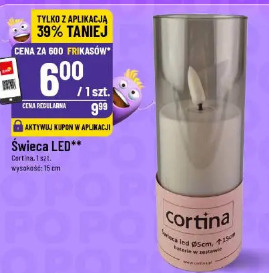 Świeca LED cortina