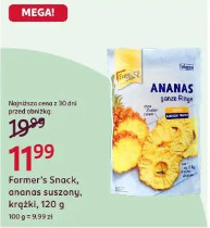 Farmer's Snack, ananas suszony, krążki