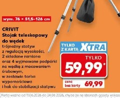 Crivit Stojak teleskopowy do wędek
