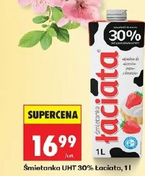 Śmietanka UHT 30% Łaciata