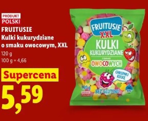 Frutisie Kulki kukurydziane o smaku owocowym XXL