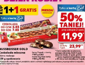 Nussbeisser Gold czekolada mleczna