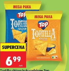 Tortilla chipsy kukurydziane Top