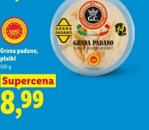Grana padano, płatki