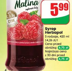 Syrop Herbapol malina