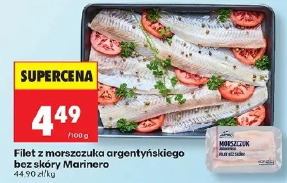 Filet z morszczuka argentyńskiego bez skóry Marinero