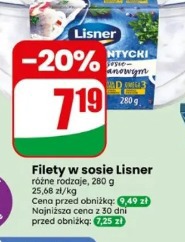 Filety w sosie Lisner
