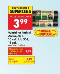 Worki na śmieci Zosia