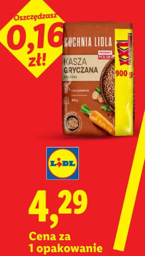 Kuchnia Lidla kasza gryczana prażona