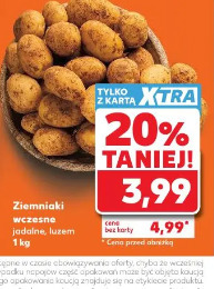 Ziemniaki wczesne młode luzem 1 kg