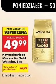 Kawa ziarnista Mocca Fix Gold Woseba, 1 kg