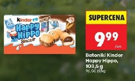 Batoniki Kinder Happy Hippo
