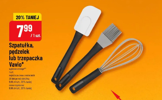 Szpatułka, pędzelek lub trzepaczka Vavio