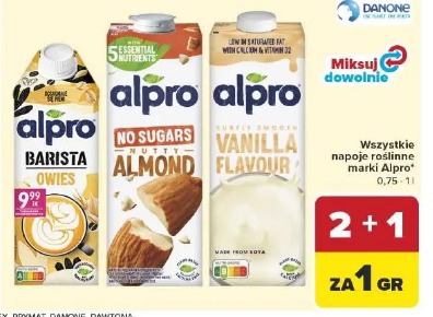 Wszystkie napoje roślinne marki Alpro
