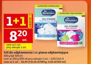 Sól do odplamiania lub piana odplamiająca Dr. Beckmann
