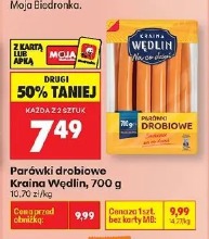 Parówki drobiowe Kraina Wędlin