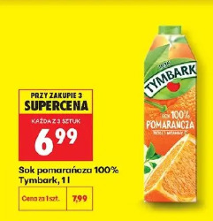 Sok pomarańczowy 100% Tymbark
