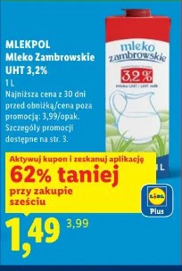 Mlekpol Mleko Zambrowskie UHT 3,2%