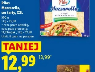 Pilos Mozzarella, ser tarty, XXL