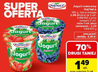 Jogurt owocowy Piątnica