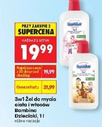 3w1 żel do mycia ciała i włosów Bambino Dzieciaki, 1 l