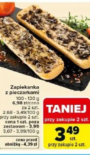 Zapiekanka z pieczarkami