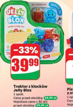 Traktor z klocków Jelly Blox