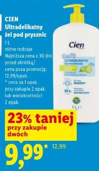 Cien ultradelikatny żel pod prysznic