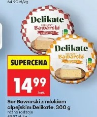 Ser Bawarski z mlekiem alpejskim Delikate
