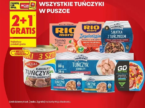 Wszystkie tuńczyki w puszce