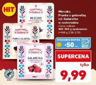 Stąd Takie Dobre mleczko, pianka z galaretką lub galaretka w czekoladzie
