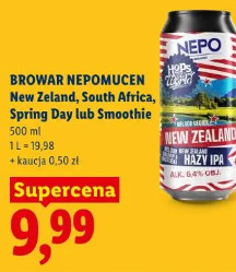 Browar Nepomucen New Zeland, South Africa, Spring Day lub Smoothie