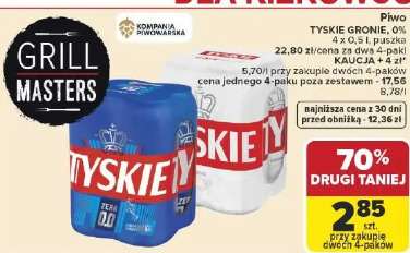 Tyskie Gronie piwo 0%