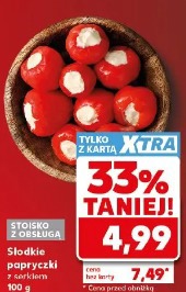 Słodkie papryczki z serkiem