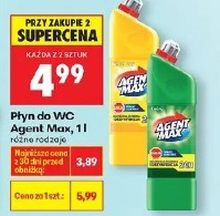 Płyn do WC Agent Max, 1 l