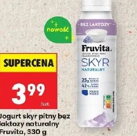 Jogurt skyr pitny bez laktozy Fruvita