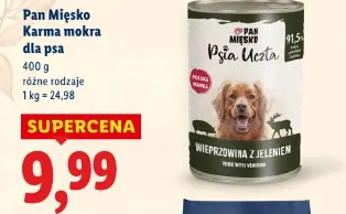 Pan Mięsko Karma mokra dla psa