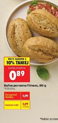 Bułka poranna fitness
