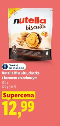 Nutella Biscuits ciastka z kremem orzechowym