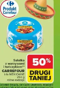 Sałatka z warzywami i tuńczykiem Carrefour