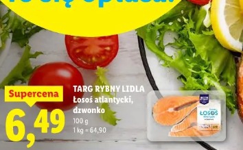 Targ Rybny Lidla Łosoś atlantycki, dzwonko